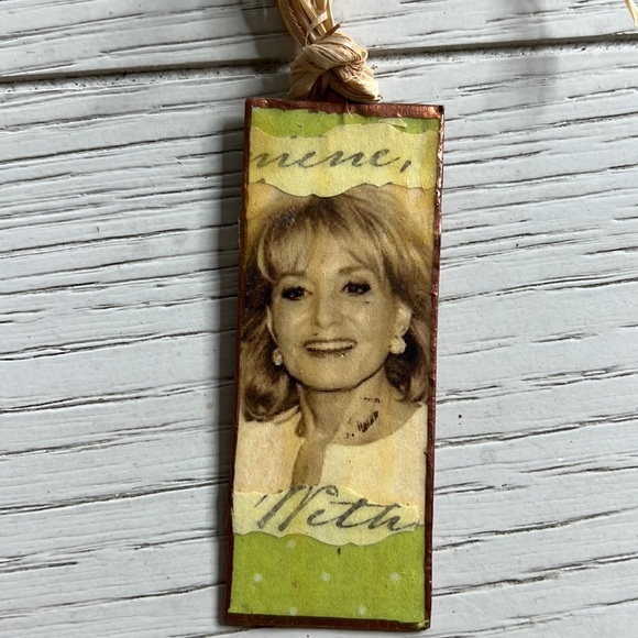 Barbara Walters Brass Bookmark - Picture 3 of 4
